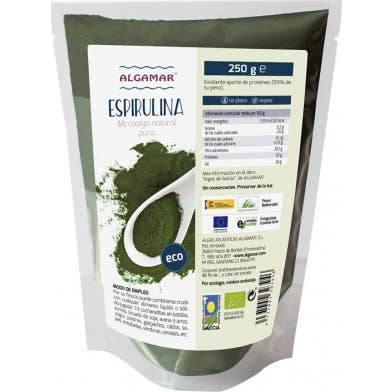 Algamar Espirulina Polvo Bio 250g