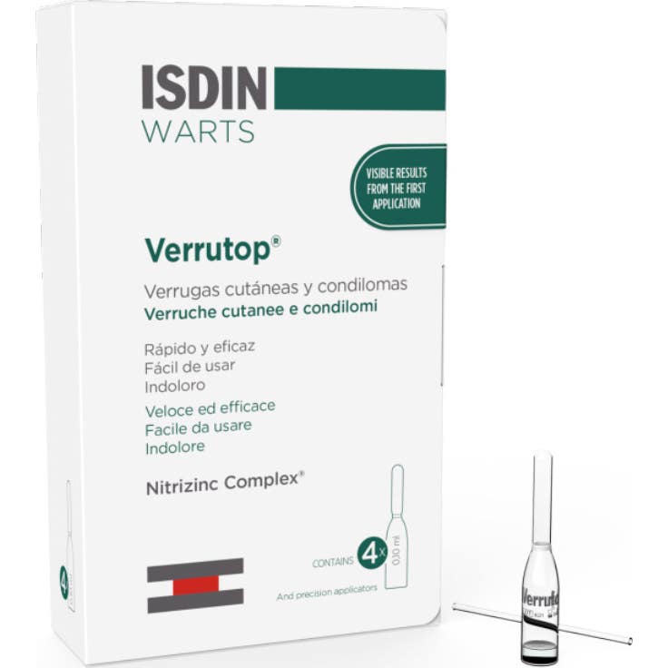 ISDIN Warts Verrutop 4x0,10ml