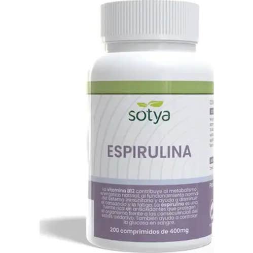 Sotya Espirulina 400 mg 200 caps
