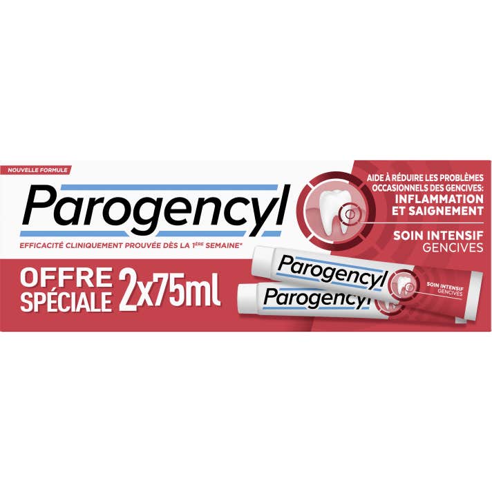 Parogencyl Dentífrico Cuidado Intensivo Encías 2x75ml