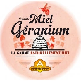 Api-Pharma Miel de geranio de Caramelo Francés Artesanal