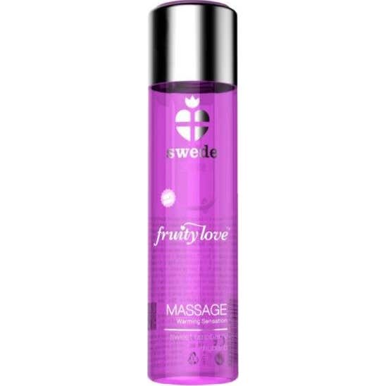 Swede Fruity Love Aceite Efecto Calor Frambuesa y Ruibarbo 60ml