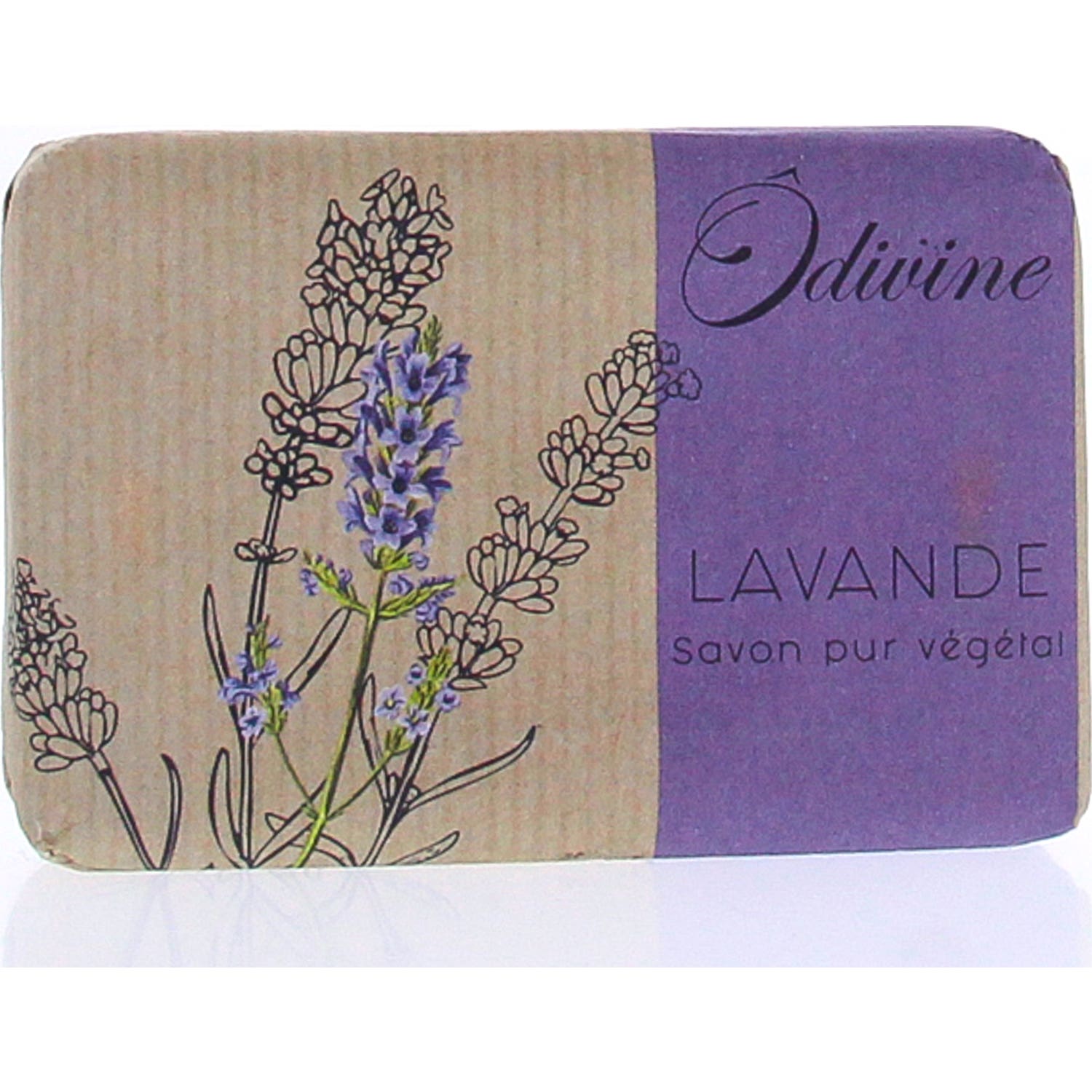 Ôdivine Jabón en Pastilla de Lavanda 80g