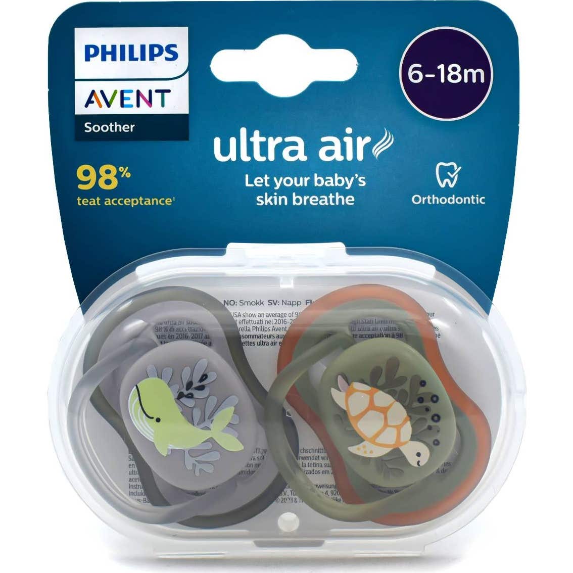 Philips Avent Ultra Air Chupete Scf085/04 6-18M 2uds