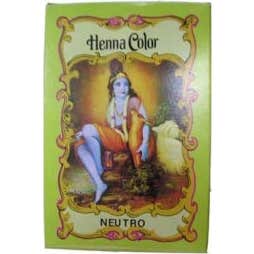 Radhe Shyam Henna Tinte Neutro Brillo Polvo 100 g