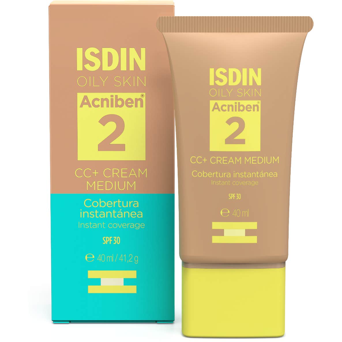 ISDIN Acniben CC Cream Medium SPF30+ 40 ml
