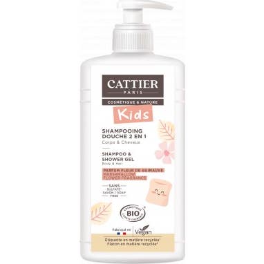 Cattier Champú y gel Ducha Malvavisco 500 ml