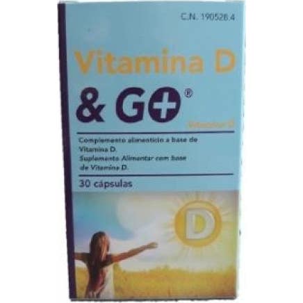 Laboratorios Pharma & Go Complemento Alimenticio Vitamina D 30 Caps