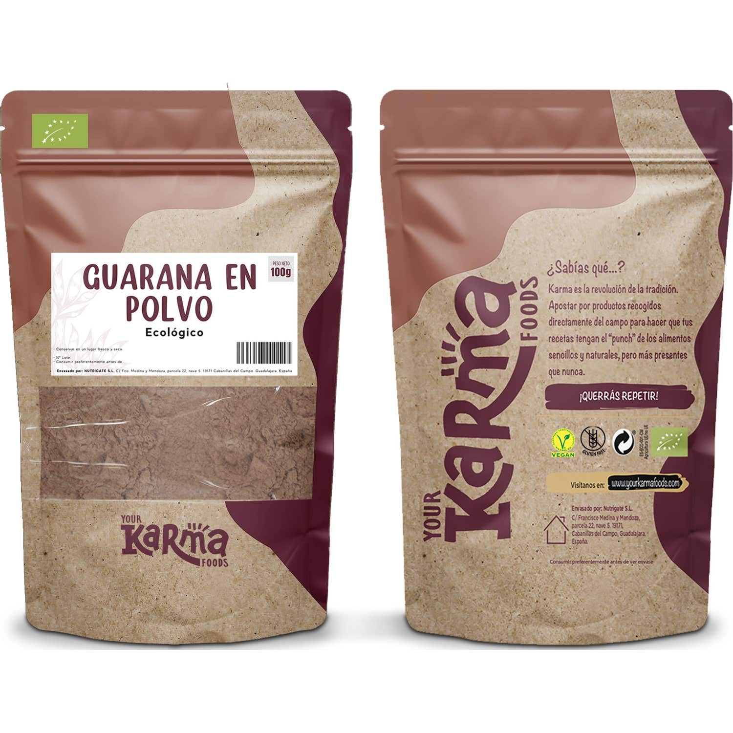 Karma Guarana Vegan Bio 100g