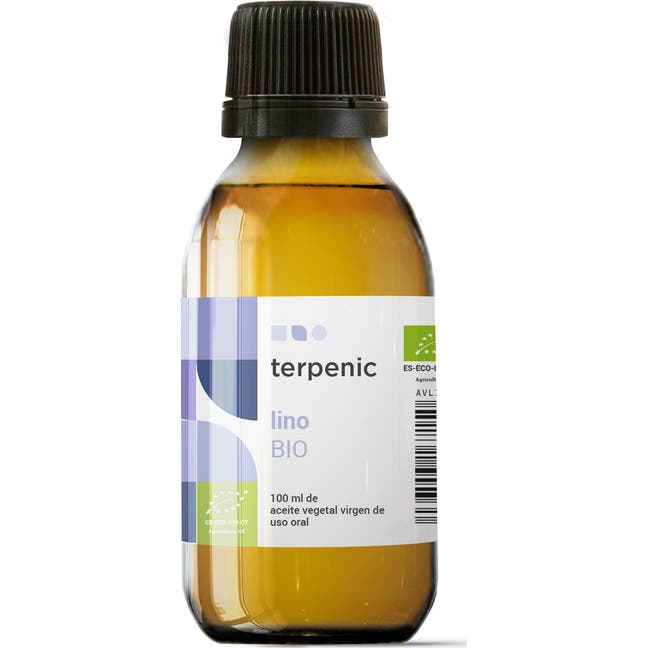 Terpenic Aceite Vegetal Alimentario Virgen Lino Bio 100 ml