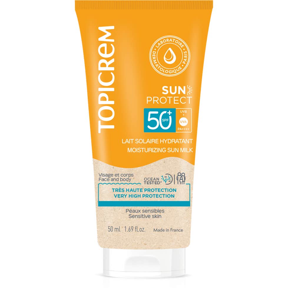 Topicrem Blanca Sun Protect Leche Solar Hidratante Spf50+ 50Ml