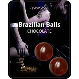 Secret Play Set 2 Brazilian Balls Aroma Chocolate 8gr