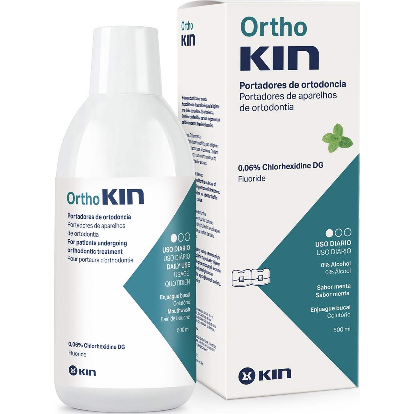 OrthoKin enjuague bucal menta 500ml