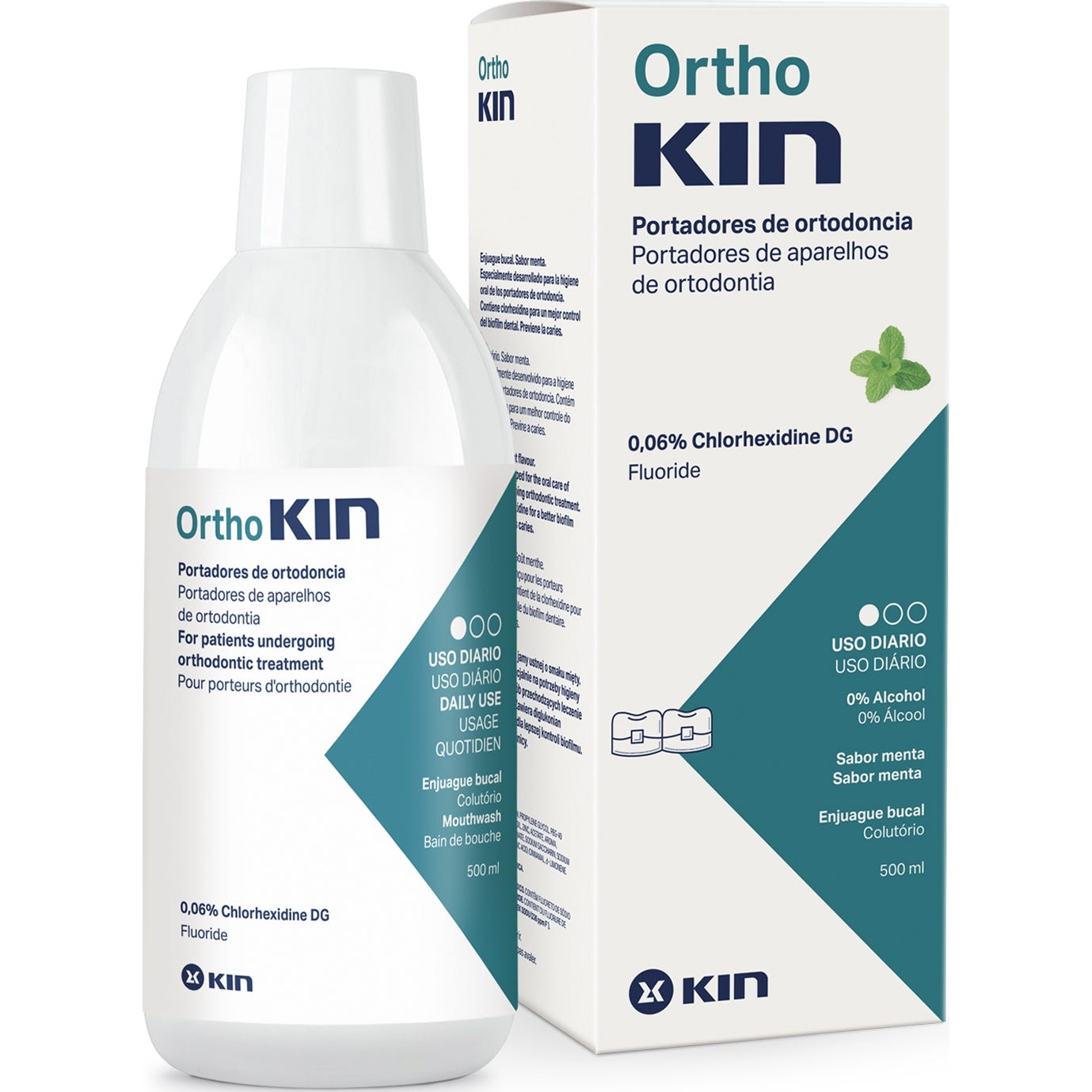 OrthoKin enjuague bucal menta 500ml