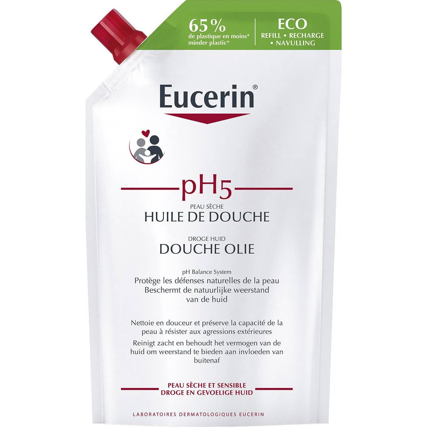 Eucerin Oleogel de Ducha pH5 Recarga 400ml