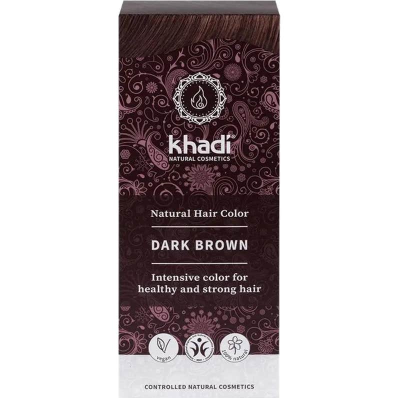 Khadi Tinte Castaño Oscuro 100% Vegetal 100 g