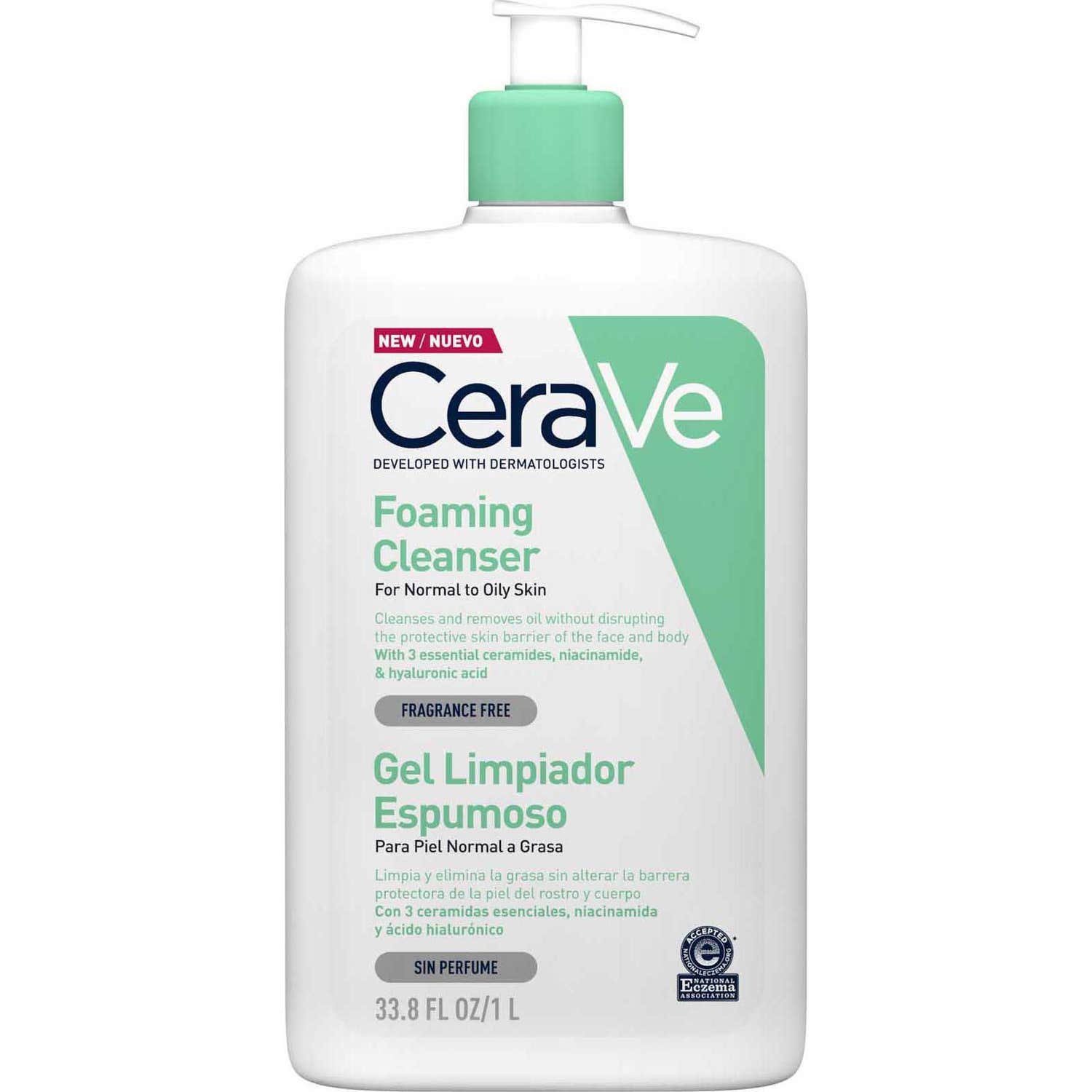 CeraVe Gel Limpiador Espumoso 1L