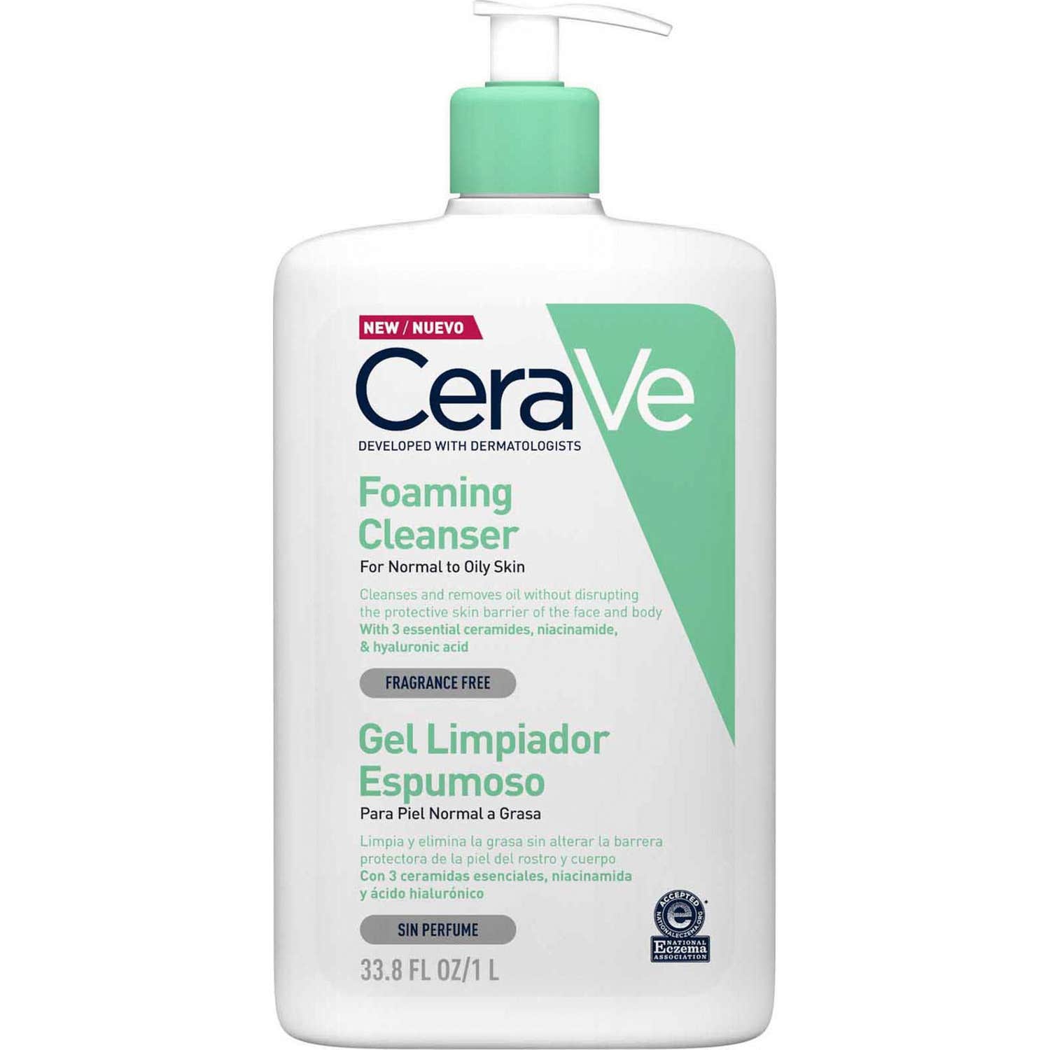 CeraVe Gel Limpiador Espumoso 1L