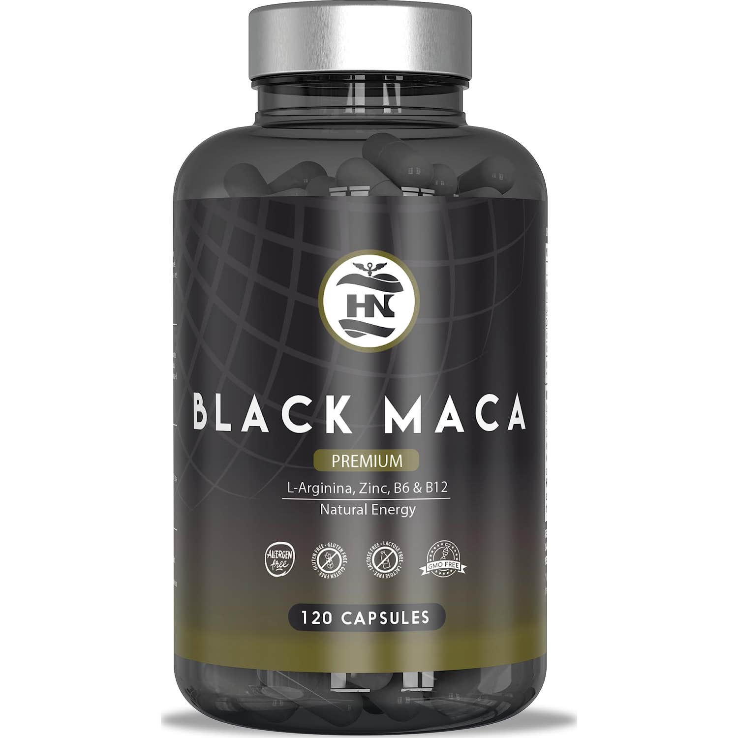 Hn Black Maca + L-Arginina 120caps