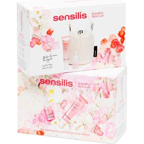 Sensilis Pack Skin Glow Crema 50 ml + Sérum 15 ml + Neceser