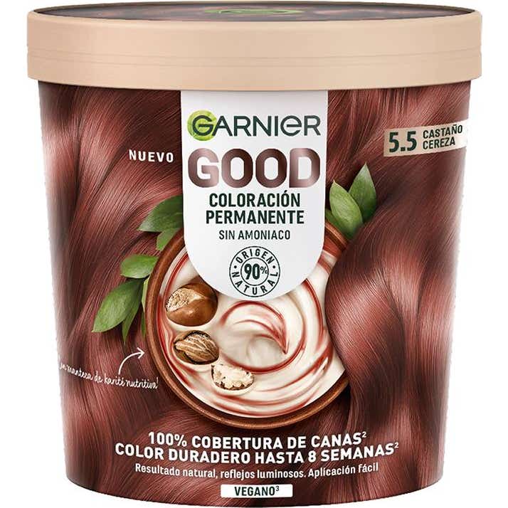 Garnier Good Coloración Permanente Nro 5.5 Castaño Cereza 217ml