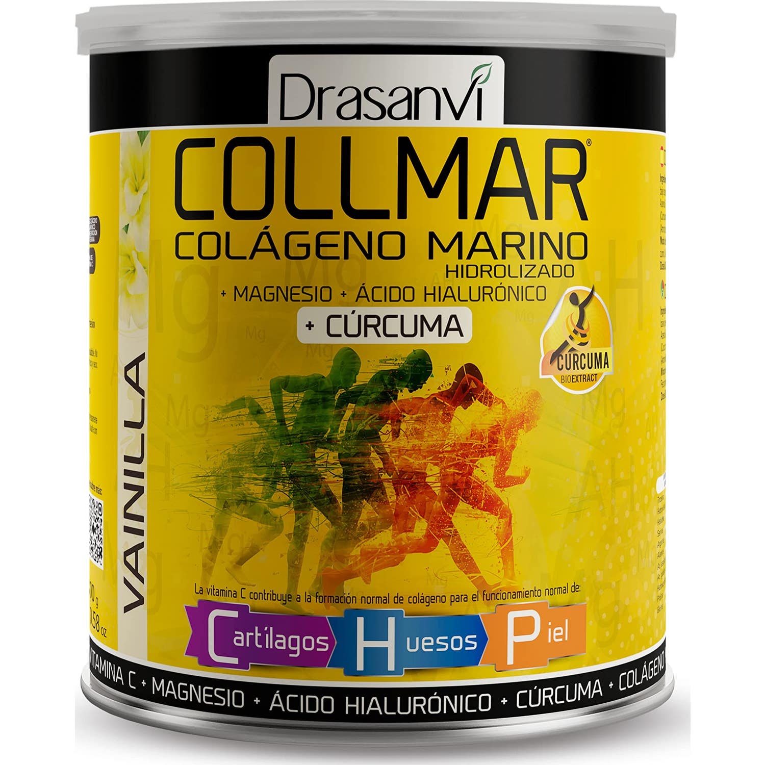 Drasanvi Collmar® Colágeno Marino + Magnesio + Cúrcuma Sabor Vainilla 300g
