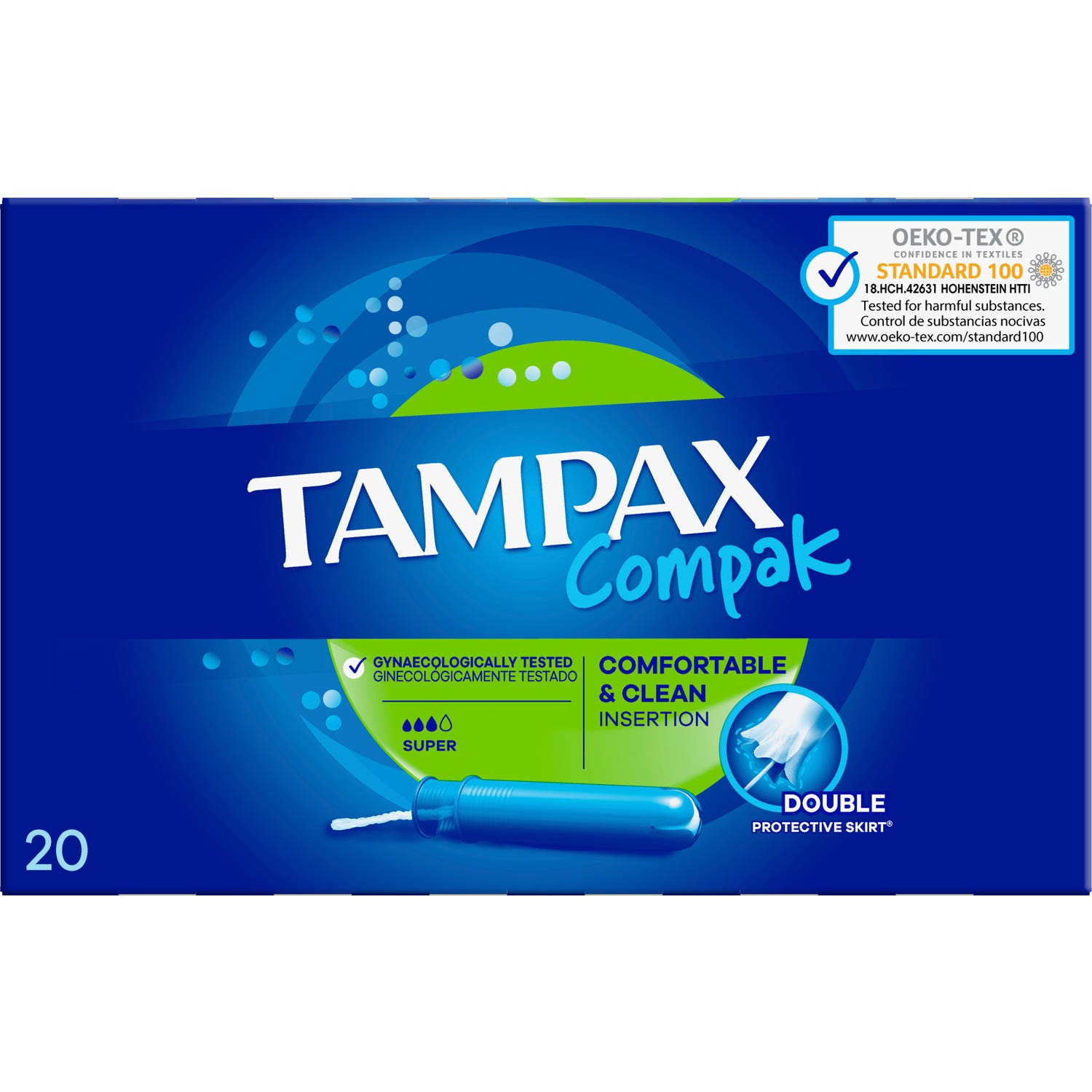 Tampax Compak Tampón Super 20uds