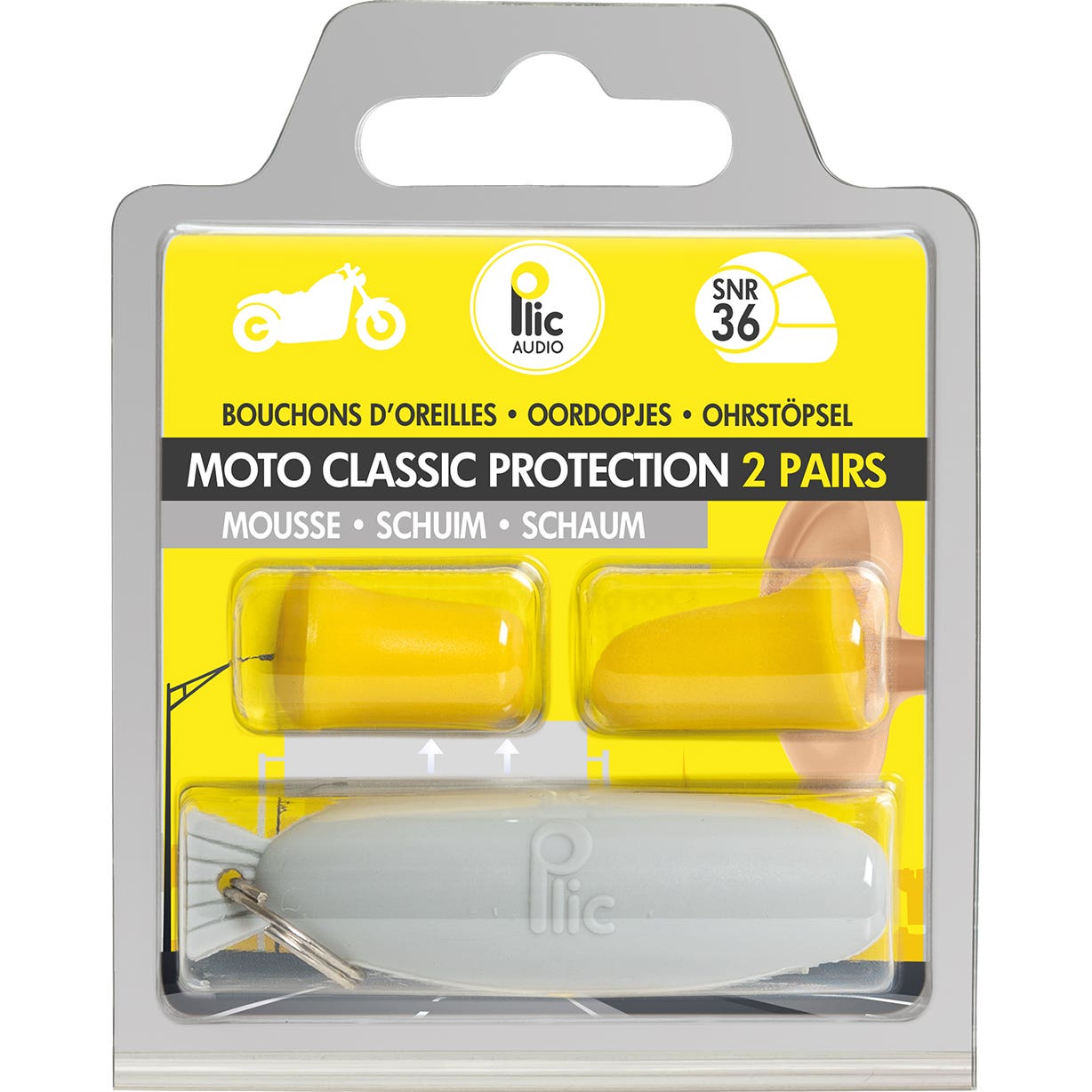 Plic Audio Tapones Moto Classic Protection 3 uds