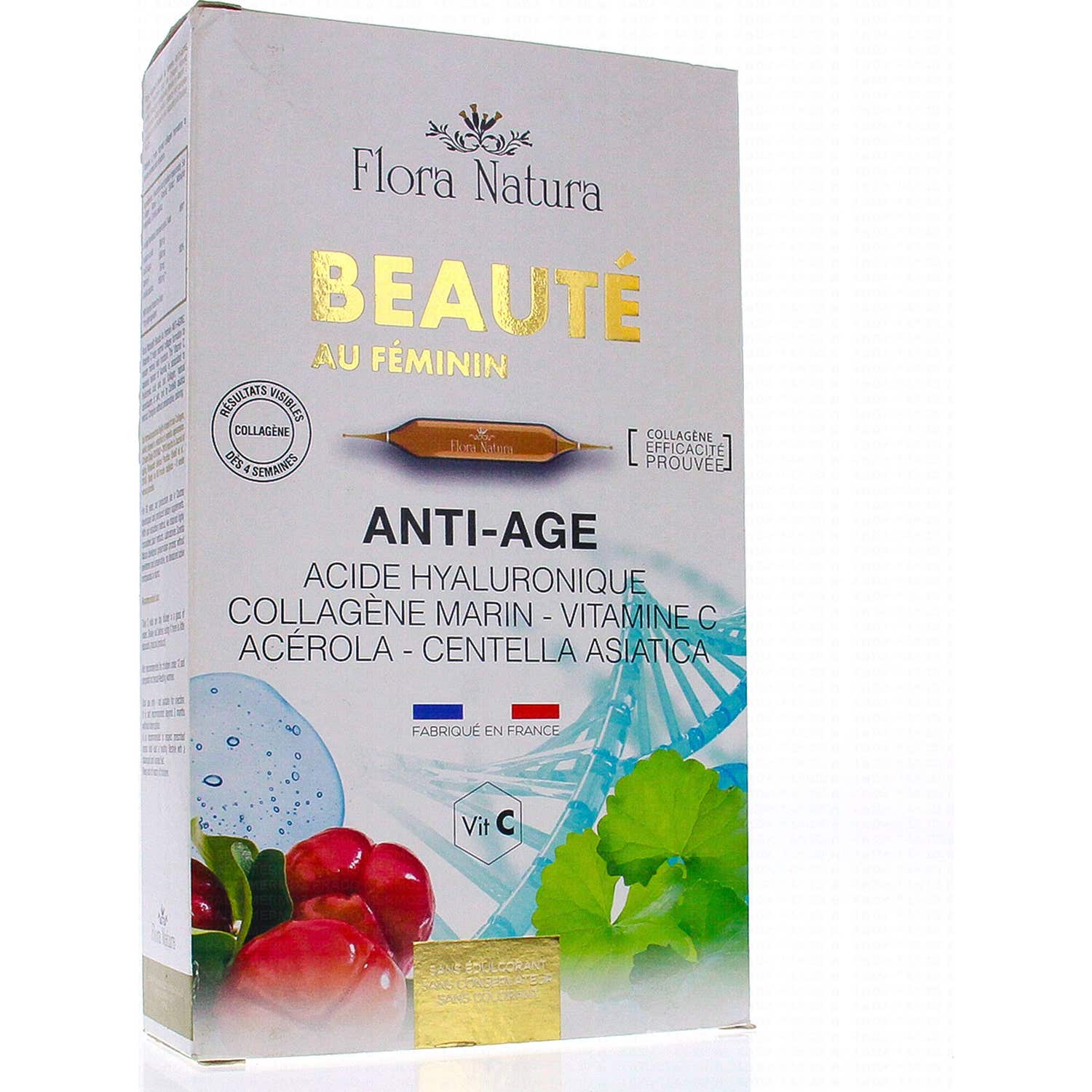 Flora Natura Belleza Colágeno Antiedad 20uds