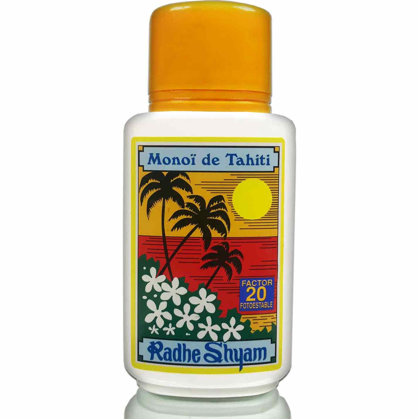 Radhe Shyam Aceite Monoi Taithi Factor 20