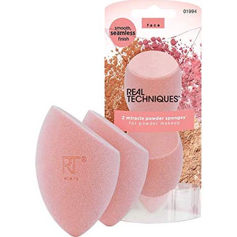 Real Techniques Kit Esponjas Miracle Powder 2 uds