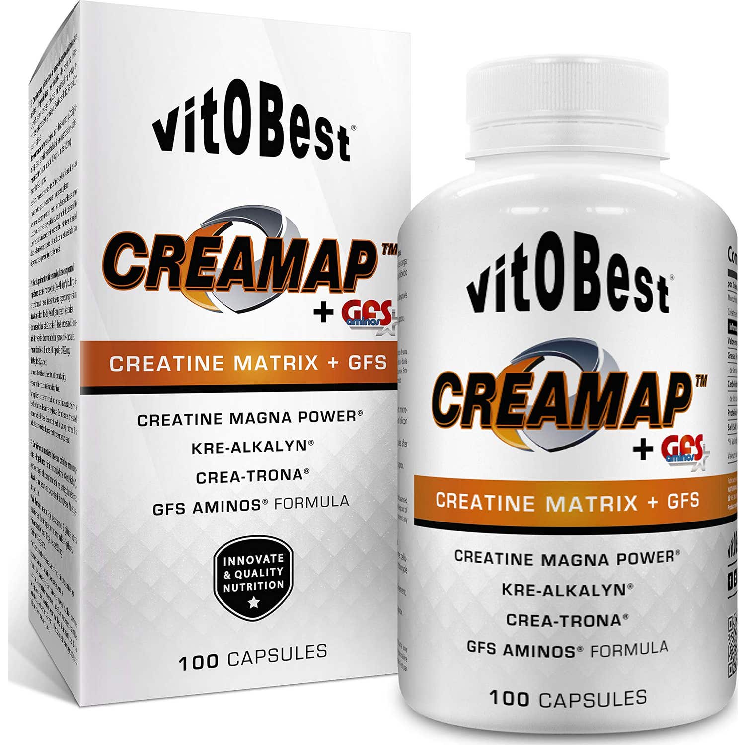 VitoBest Creamap + Gfs Aminos 100caps