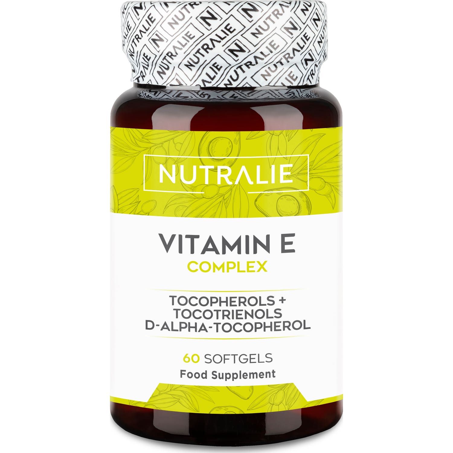 Nutralie Vitamina E Complex Tocotrienoles y Tocoferoles 60softgels