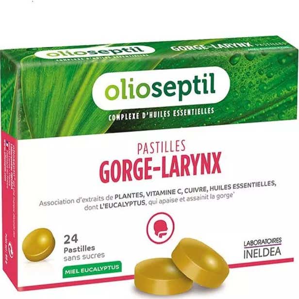 Olioseptil Garganta Laringe 24 pastillas