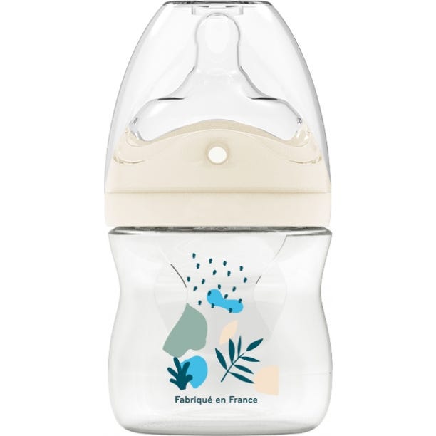 Dodie Biberón Tetina Multiperforada Flujo 1 0-6 M Azul 150 ml
