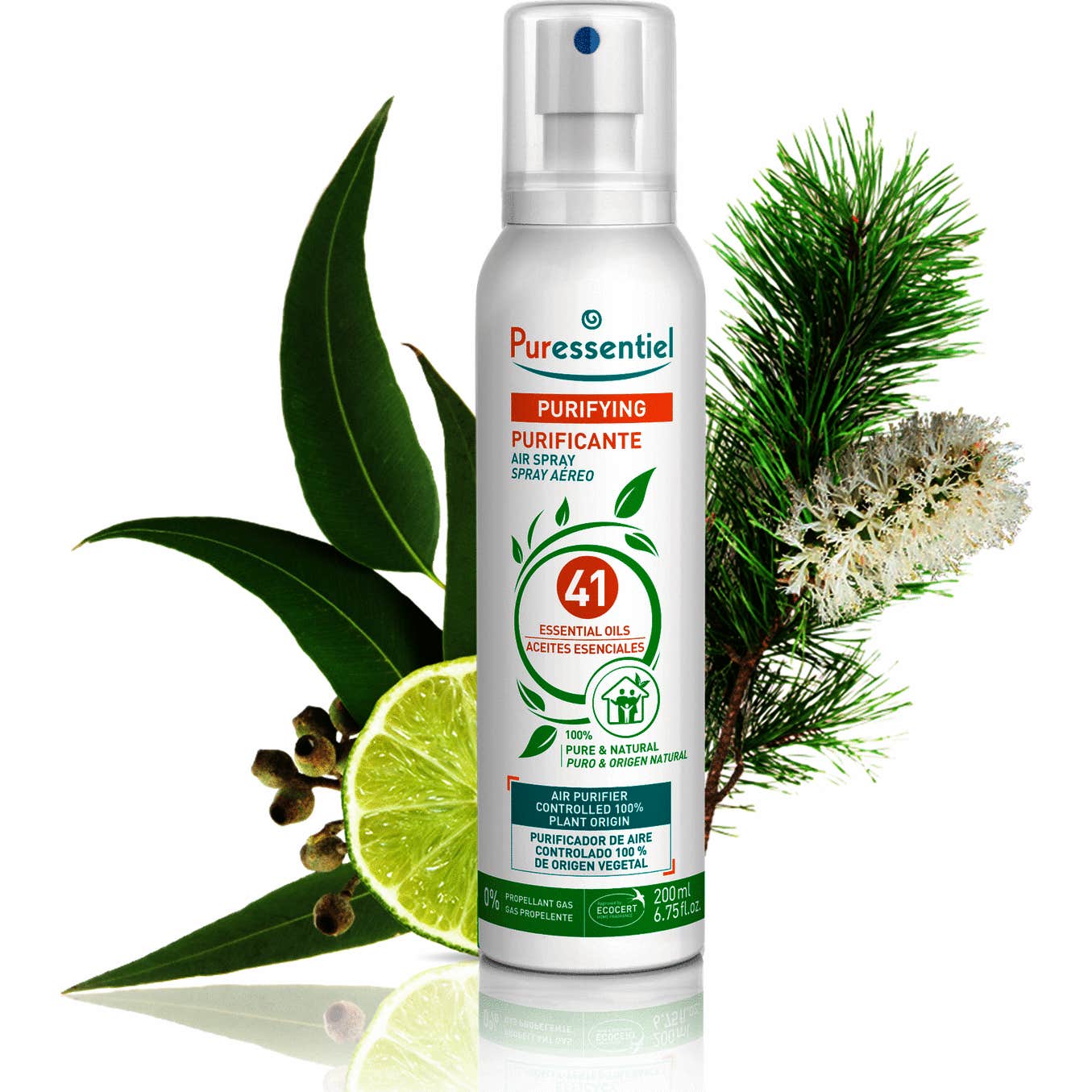 Puressentiel Spray Aéreo Purificante con 41 Aceites Esenciales 200ml