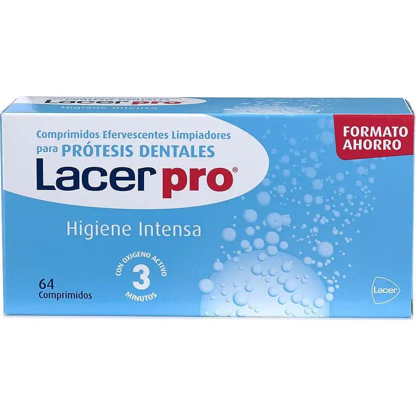 Lacer LacerPro Comprimidos Efervescentes Limpiadores 64comp