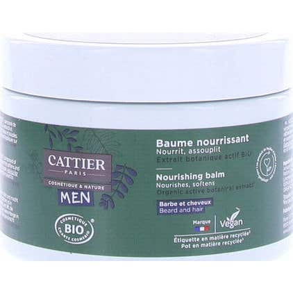 Cattier Men Bálsamo Nutritivo Barba y Cabello 90 g