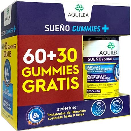Aquilea Pack Sueño Gummies 60+30 Gratis 90 Ct - Imagen 3
