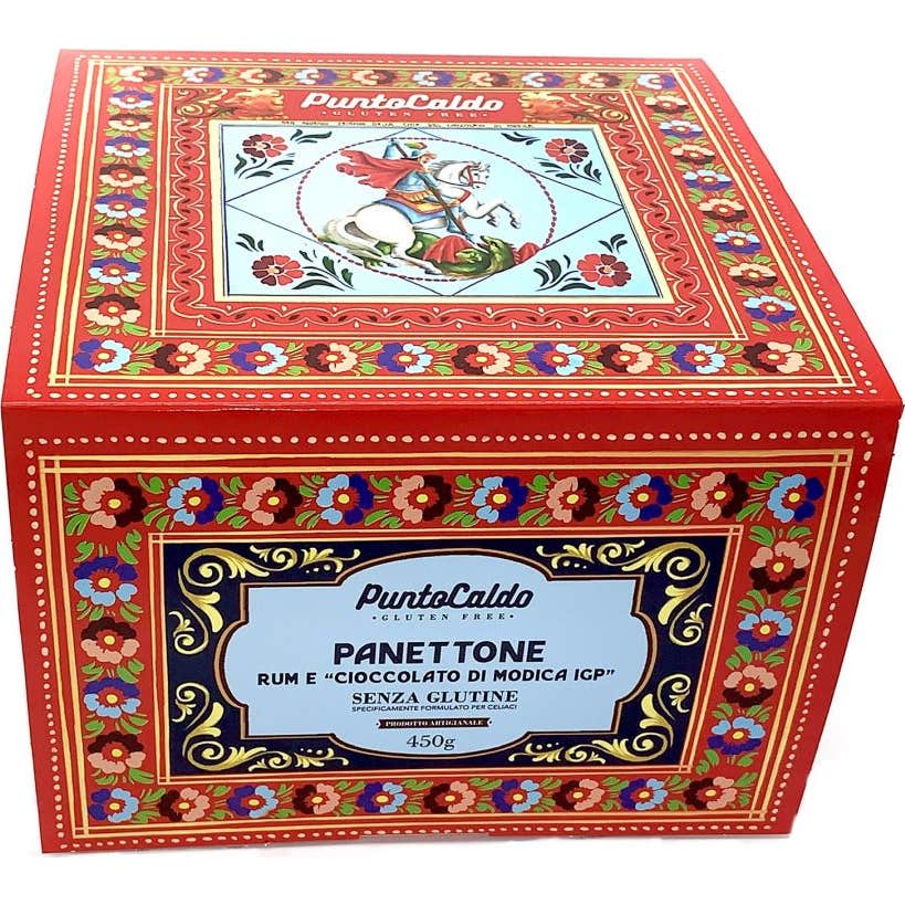 Punto Caldo Panettone Ron y Chocolate sin Gluten 450g