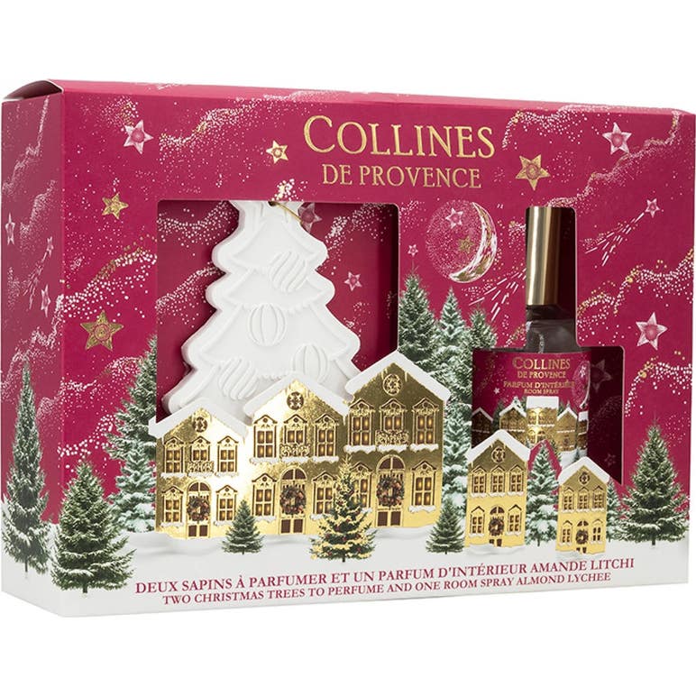 Collines de Provence Cofre 2 Abetos + Fragancia Almendra Litchi