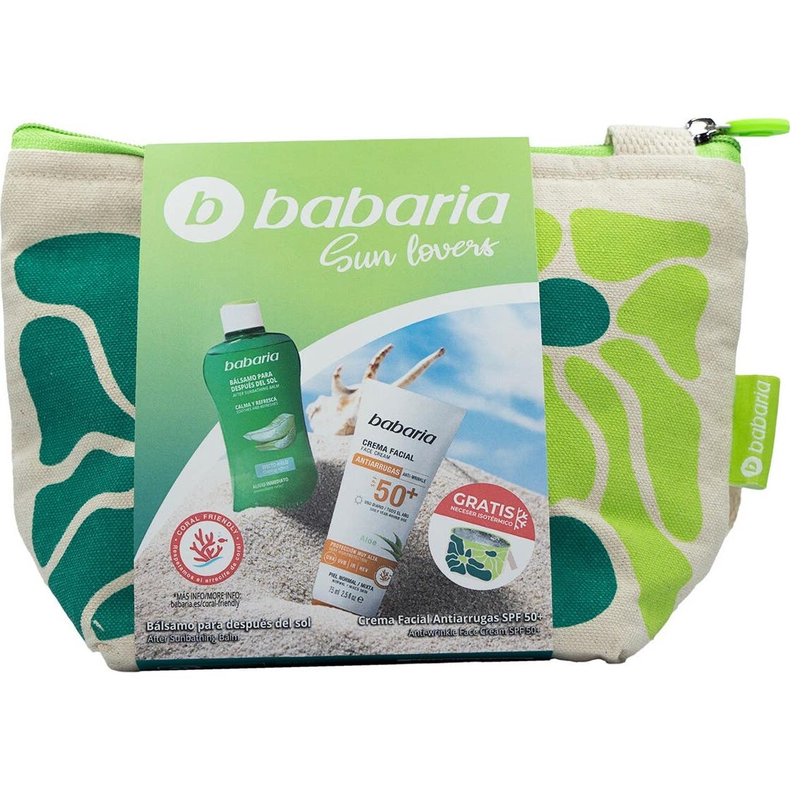 Babaria Sun Lovers Set Spf50+ Crema Facial + Balsamo After Sun