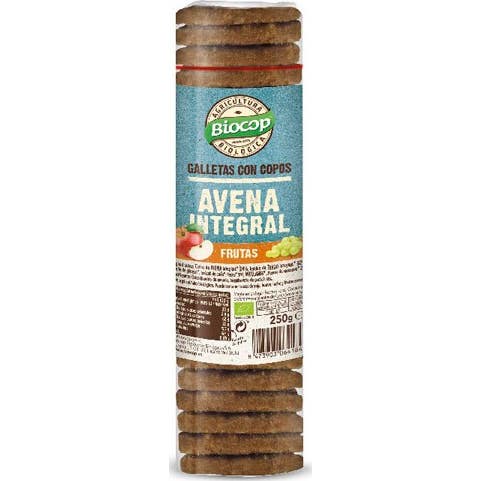 Biocop galletas Copos de Avena Integral y Frutas Bio 250 g