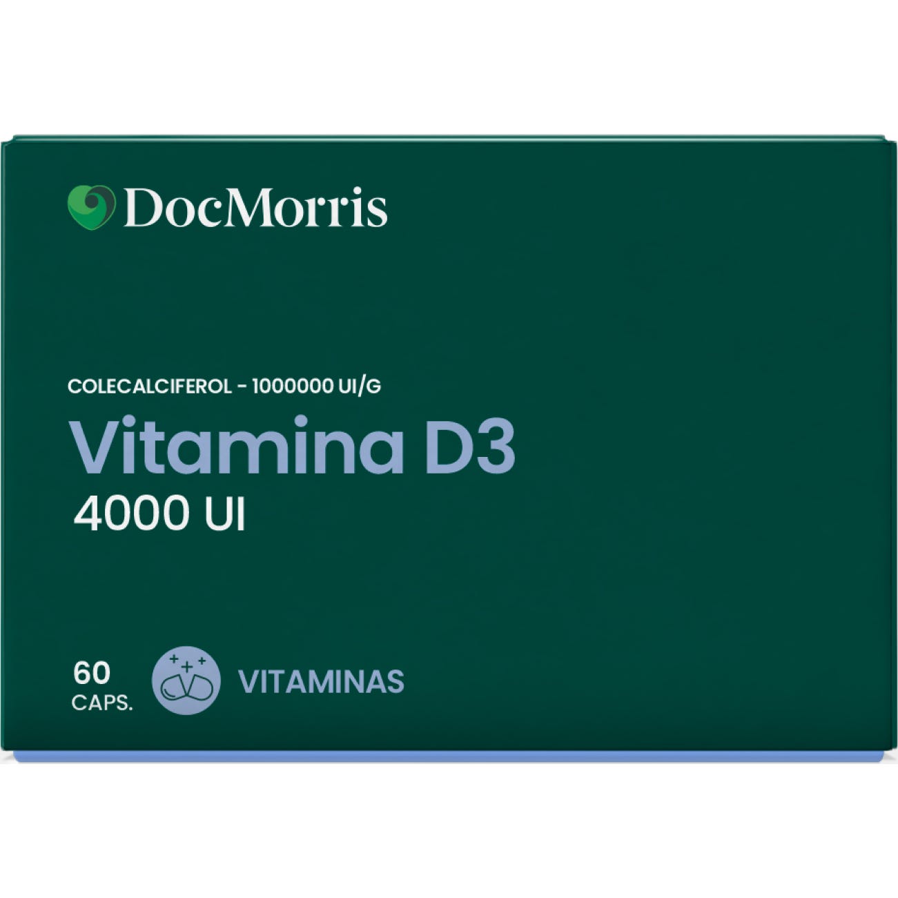 Docmorris Vitamina D3 4000Ui 60Caps