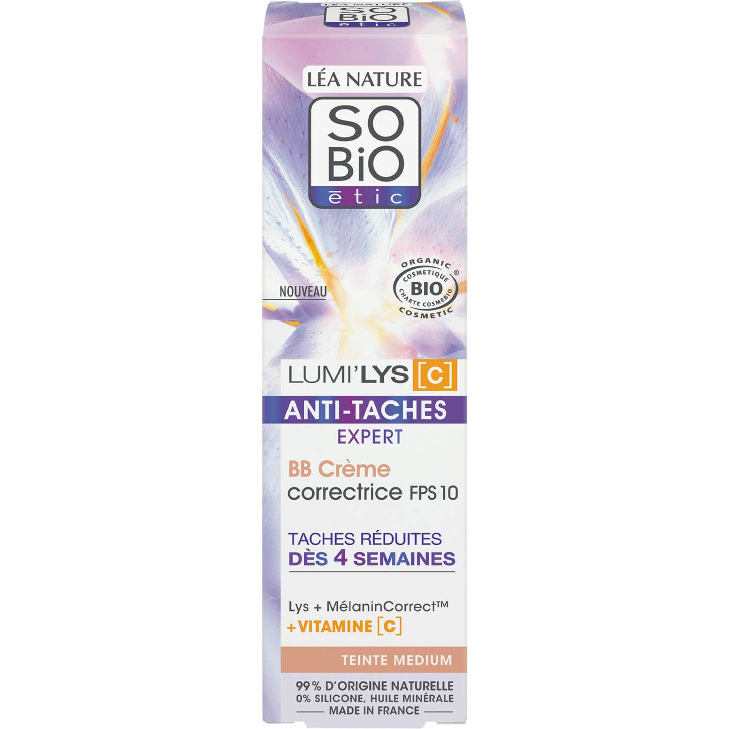 So'Bio Étic Lumi'Lys Bb Cream Spf10 Antimanchas Expert 40ml