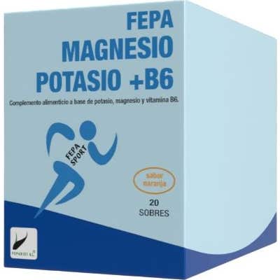 Fepadiet Naranja Fepa Sport Magnesio + Potasio + B6 20 Uds