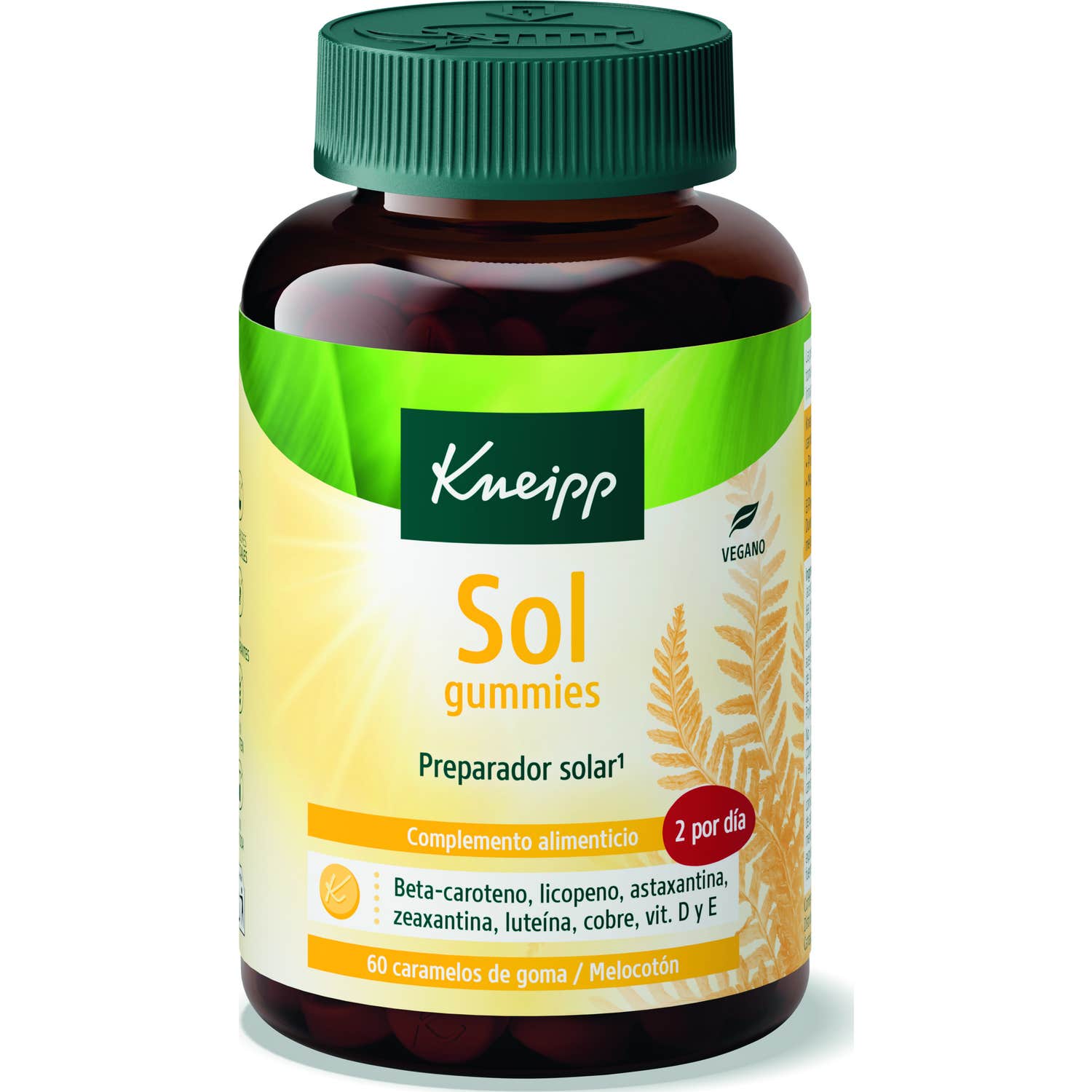 Kneipp Melocotón Sol 60 Gummies - Imagen 2