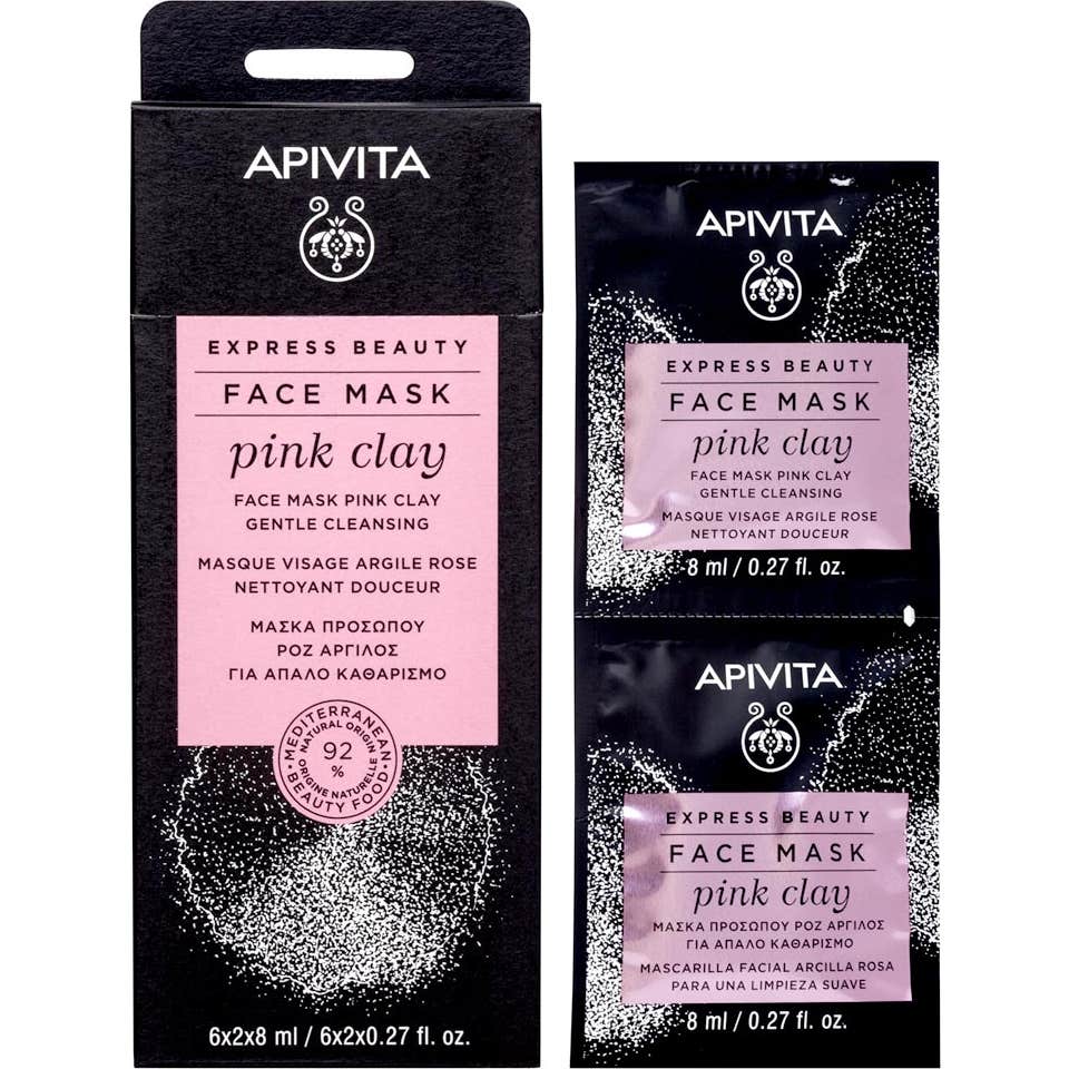 Apivita Mascarilla Suave Con Arcilla Rosa 8ml