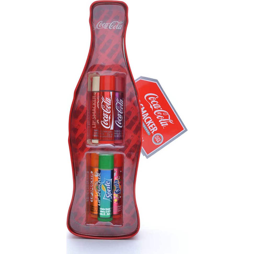 Lip Smacker Set Bálsamo Coca-Cola Lata Vintage 6 uds