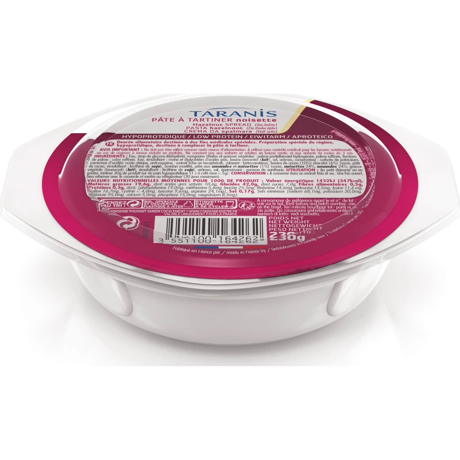 Taranis Crema de Avellanas 230g